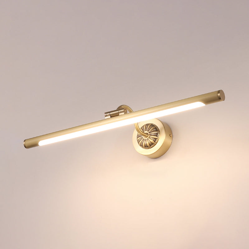 Traditional Mirror Front Lighting LED Vanity Wall Light Fixture with Acrylic Shade