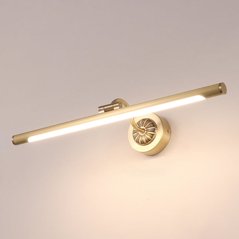 Traditional Mirror Front Lighting LED Vanity Wall Light Fixture with Acrylic Shade