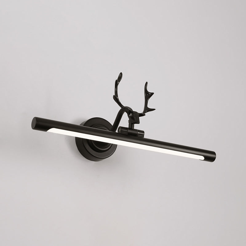 Lineaire ijdelheid verlichting Minimalistische metalen LED -wandlampen voor badkamer