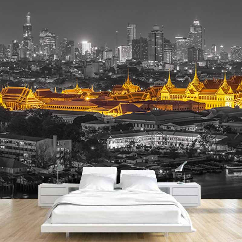 Photography Stain Resistant Mural Wallpaper Urban Landscape Living Room Wall Mural