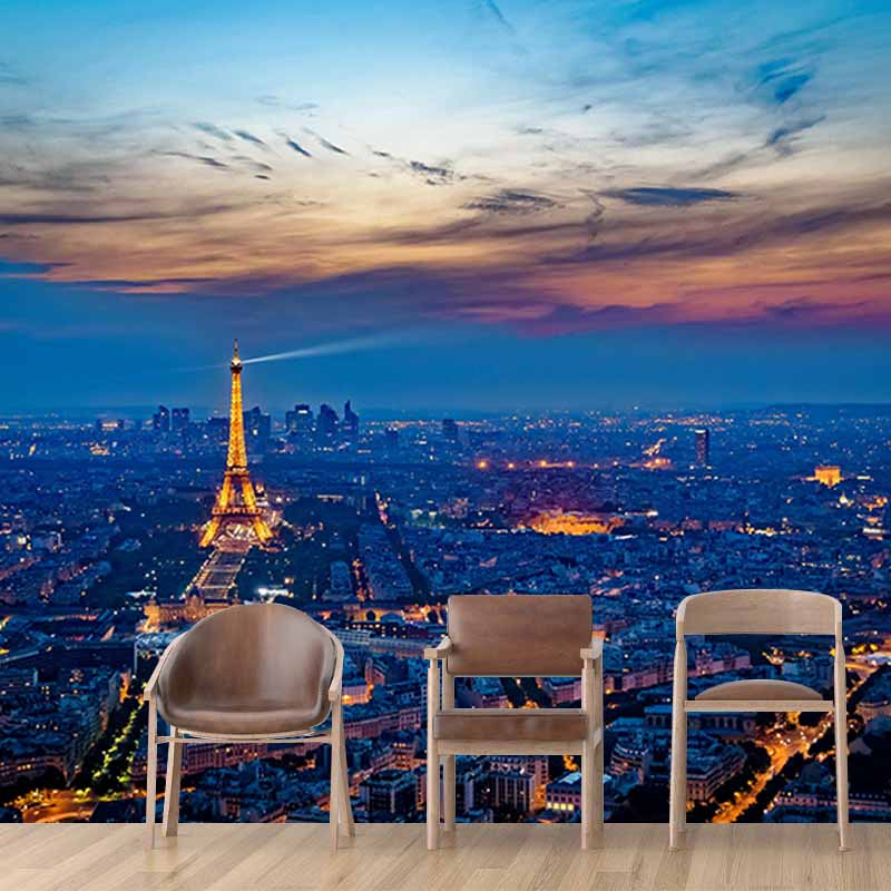 Photography Stain Resistant Mural Wallpaper Urban Landscape Living Room Wall Mural