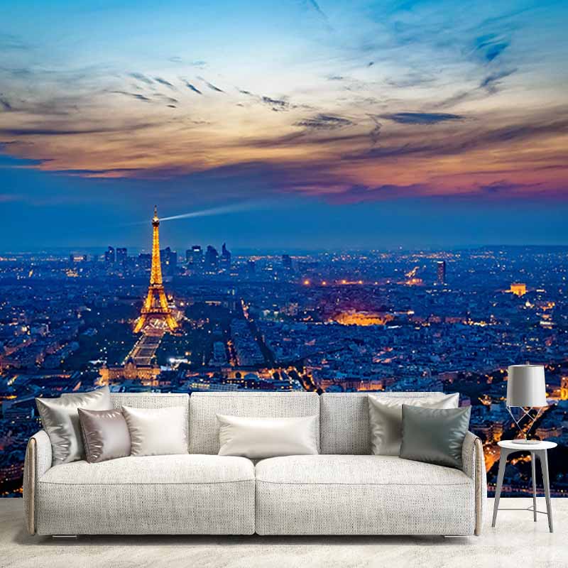 Photography Stain Resistant Mural Wallpaper Urban Landscape Living Room Wall Mural