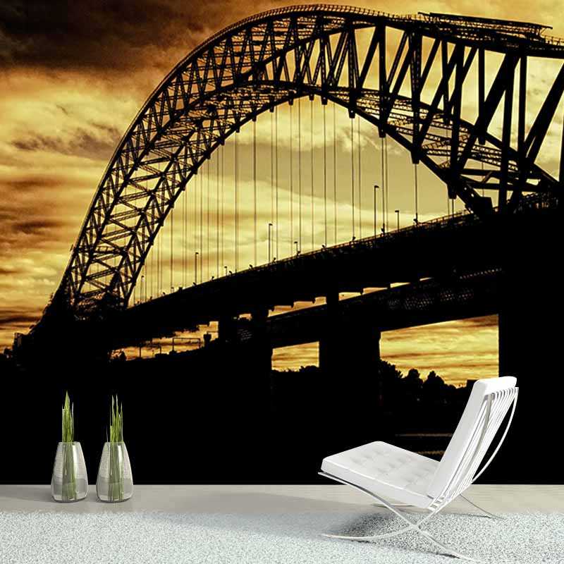 Mural Wallpaper Urban Transportation Photography Decorative Bedroom Wall Mural