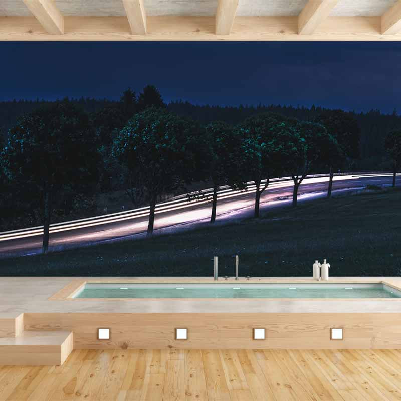 Mural Wallpaper Urban Transportation Photography Decorative Bedroom Wall Mural