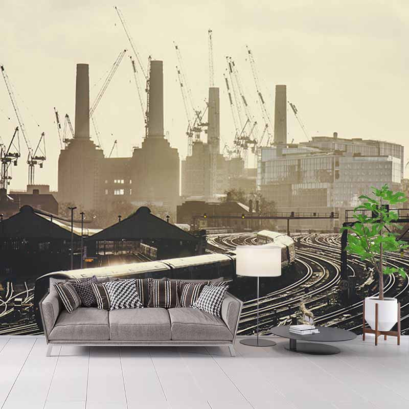 Wall Mural Wallpaper Photography Urban Transportation Sitting Room Wall Mural