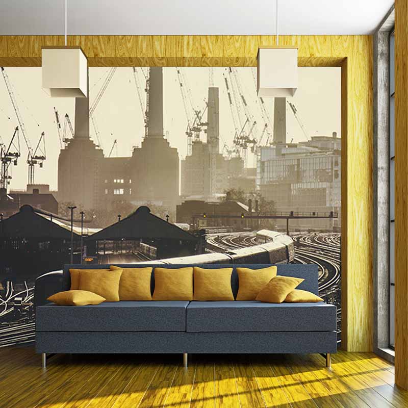 Wall Mural Wallpaper Photography Urban Transportation Sitting Room Wall Mural