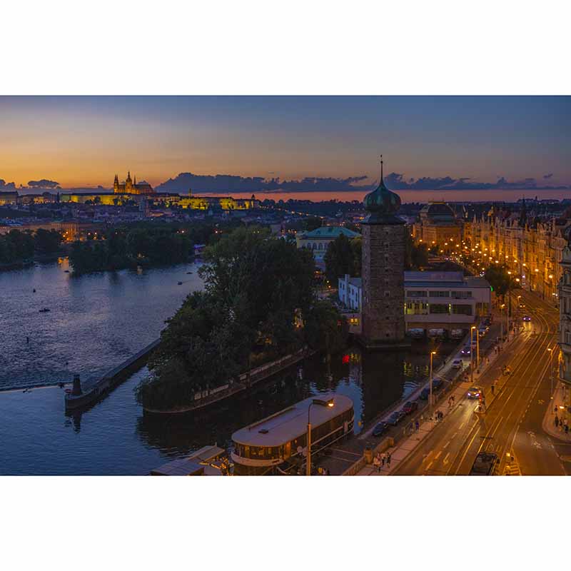 Modern Photography Mural Wallpaper Urban Landscape Living Room Wall Mural