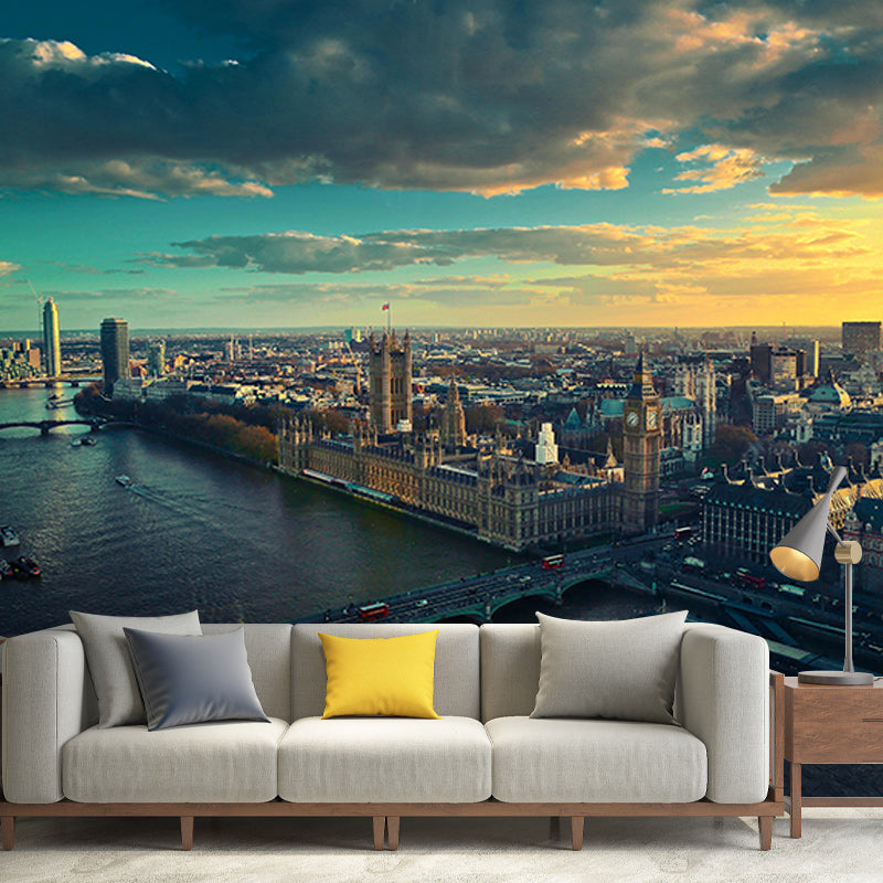 Decorative Photography Mural Wallpaper Urban Landscape Indoor Wall Mural