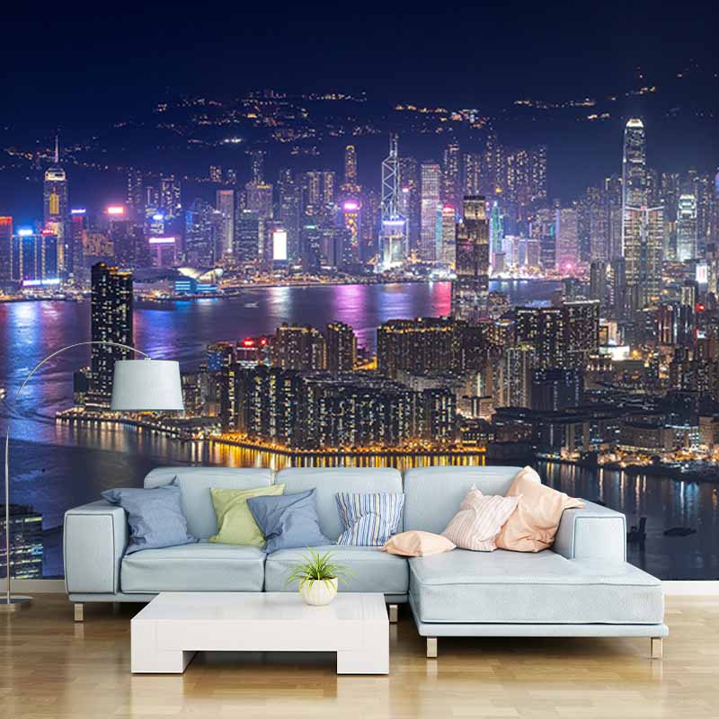 Decorative Photography Mural Wallpaper Urban Landscape Indoor Wall Mural