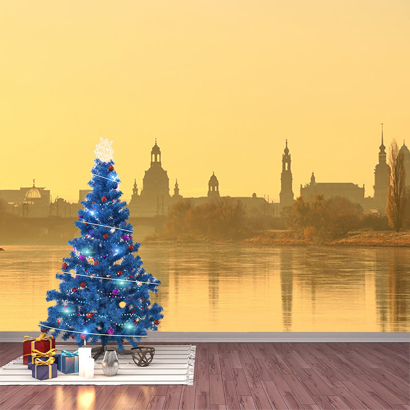 Mural Wallpaper Urban Landscape Photography Environment Friendly Living Room Wall Mural