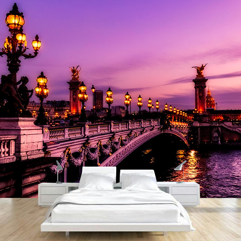 Mural Wallpaper Urban Landscape Photography Environment Friendly Living Room Wall Mural