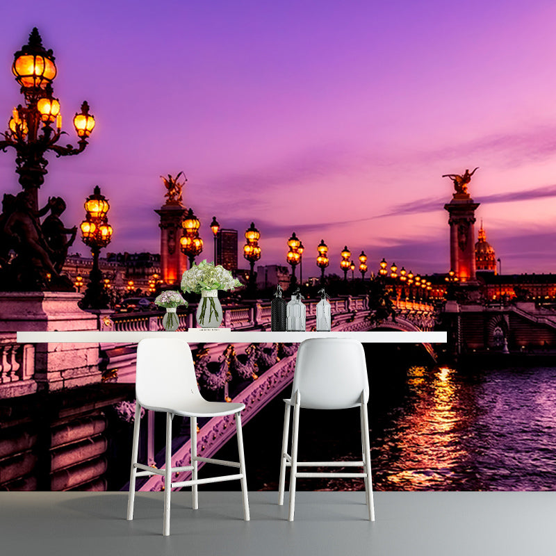 Mural Wallpaper Urban Landscape Photography Environment Friendly Living Room Wall Mural