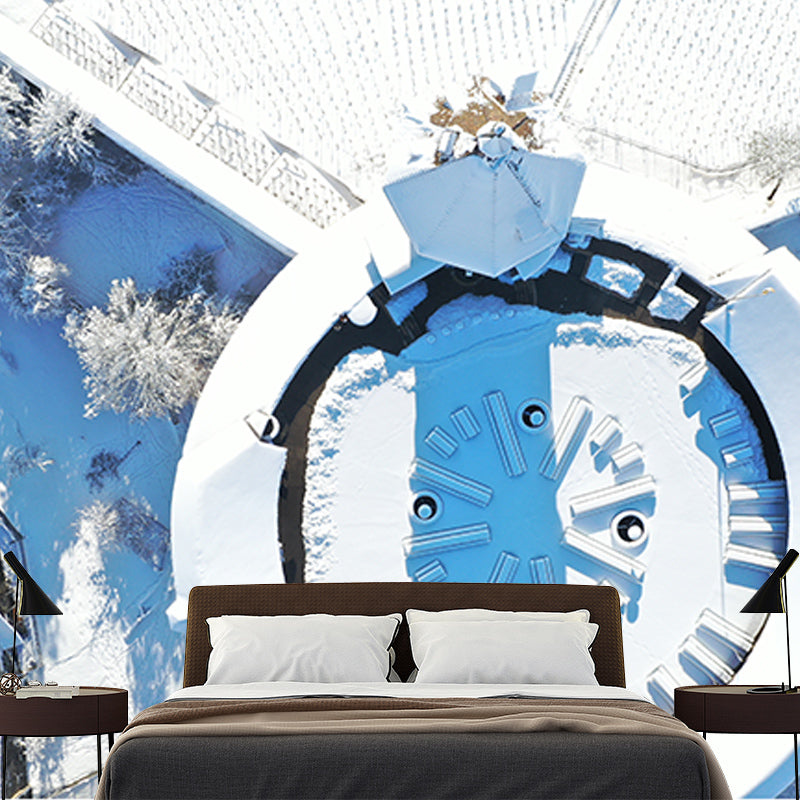 Modern Style Mural Wallpaper Town Scenery Photography Indoor Wall Mural