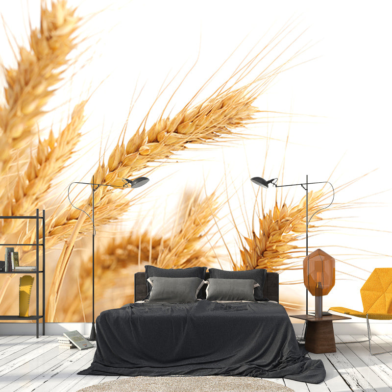 Decorative Wall Mural Wallpaper Wheat Field Sitting Room Wall Mural