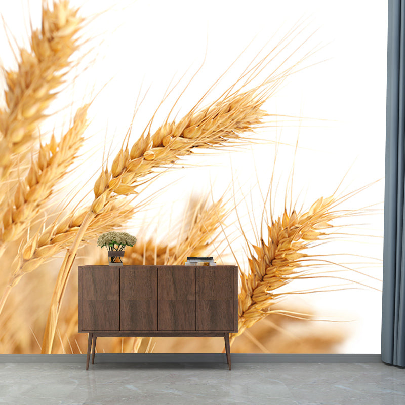 Decorative Wall Mural Wallpaper Wheat Field Sitting Room Wall Mural