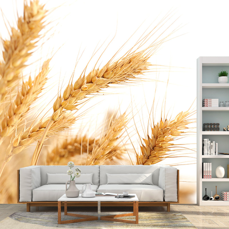 Decorative Wall Mural Wallpaper Wheat Field Sitting Room Wall Mural