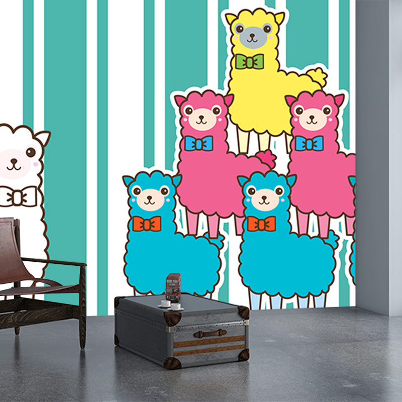 Wallpaper Cartoon Animals Modern Style Wall Mural Bedroom Wall Mural