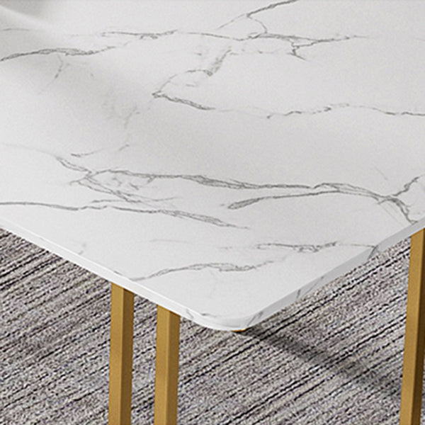 Sintered Stone Dining Table Traditional Luxury Sled Base Dining Table