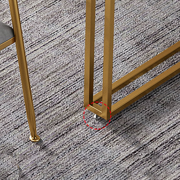 Sintered Stone Dining Table Traditional Luxury Sled Base Dining Table