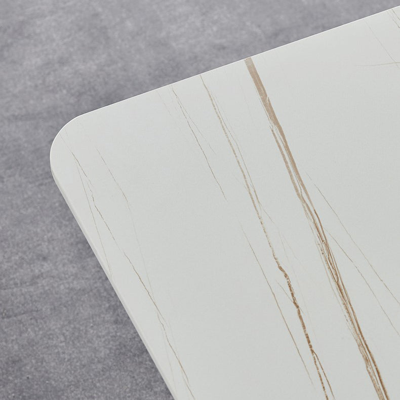 Mesa de comedor con pedestal doble, muebles rectangulares de lujo tradicionales
