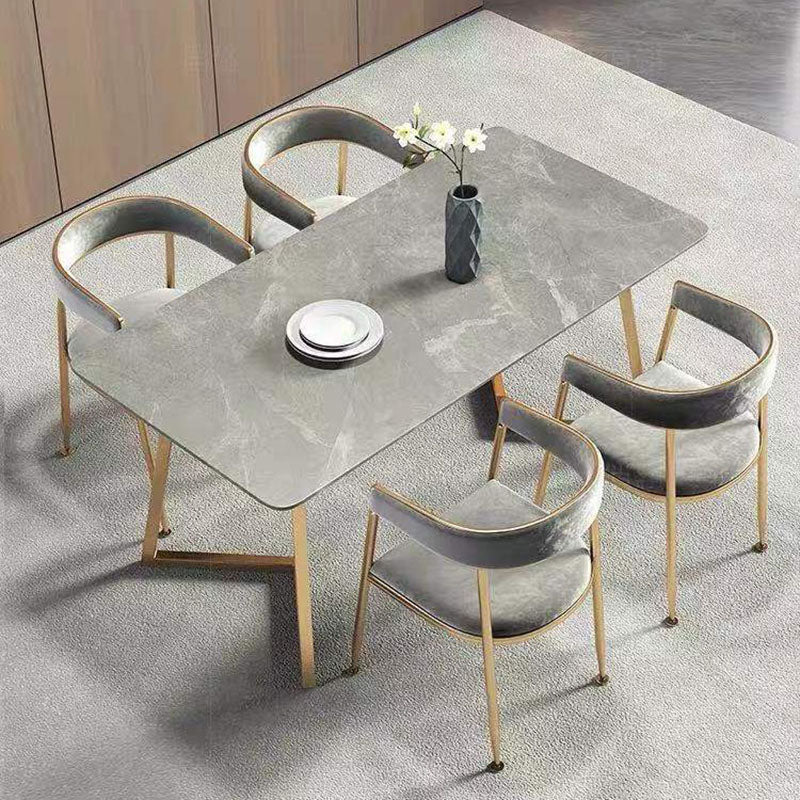 Sillas de comedor con respaldo de caña de diseño escandinavo, silla lateral de comedor de tela para cocina