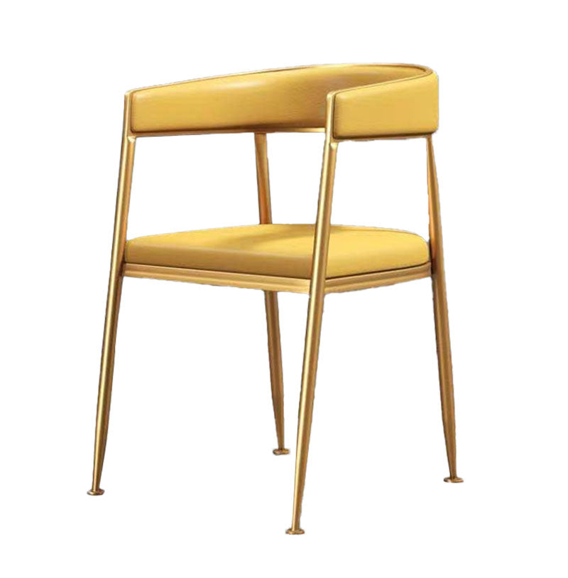Scandinavian Design Cane Back Dining Chairs Fabric Dining Side Chair for Kitchen