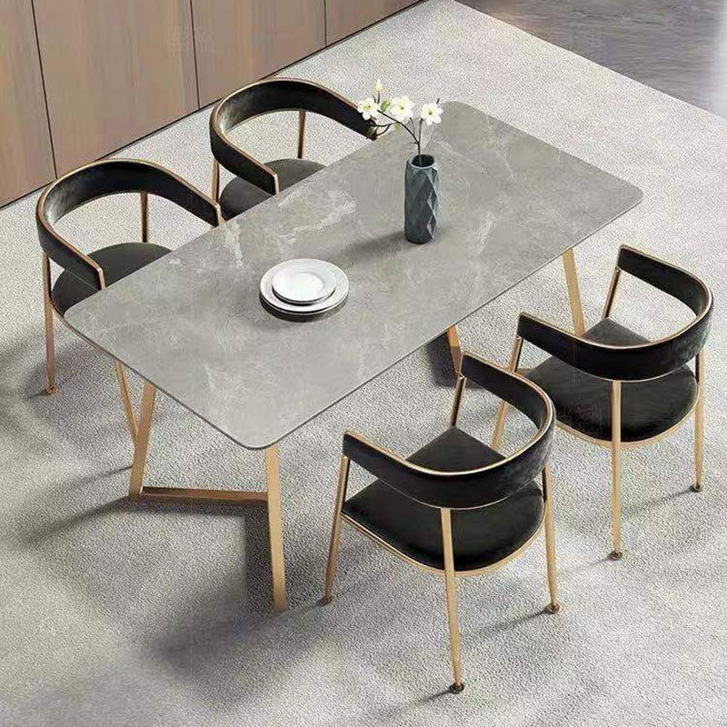 Sillas de comedor con respaldo de caña de diseño escandinavo, silla lateral de comedor de tela para cocina