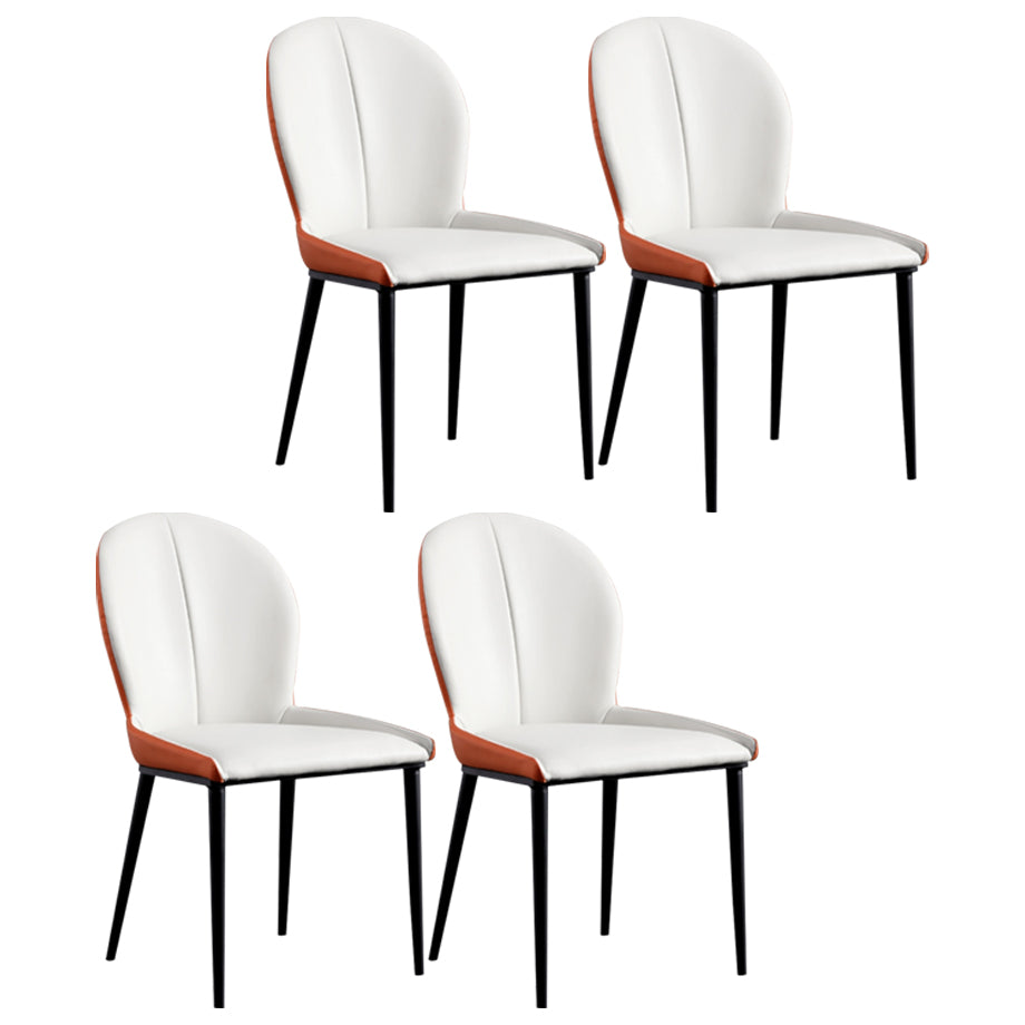 Metal moderno de la cocina del estilo que cena el Wingback de las sillas que cena la silla lateral del brazo