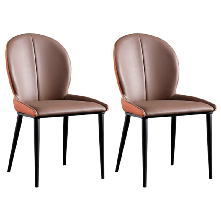 Metal moderno de la cocina del estilo que cena el Wingback de las sillas que cena la silla lateral del brazo