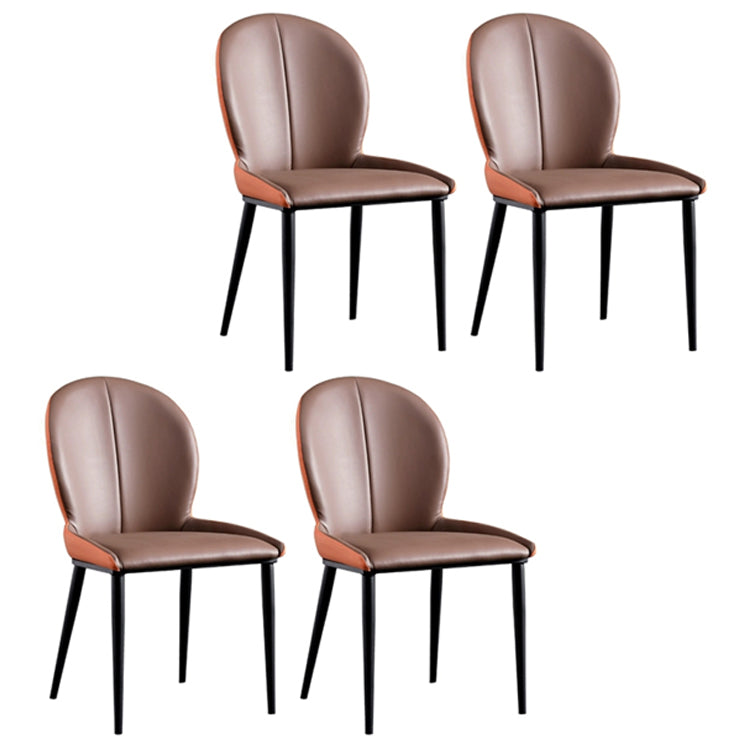 Metal moderno de la cocina del estilo que cena el Wingback de las sillas que cena la silla lateral del brazo
