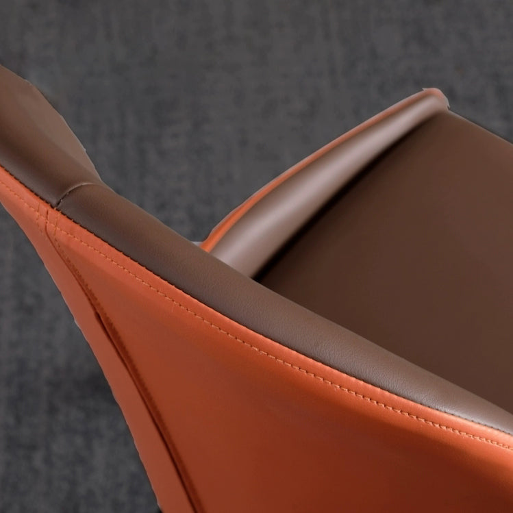 Metal moderno de la cocina del estilo que cena el Wingback de las sillas que cena la silla lateral del brazo
