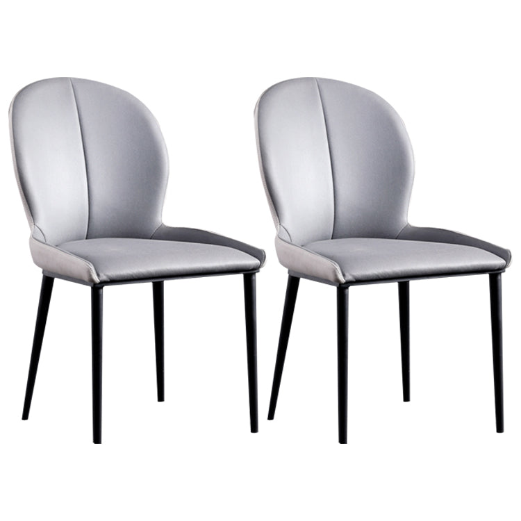 Metal moderno de la cocina del estilo que cena el Wingback de las sillas que cena la silla lateral del brazo