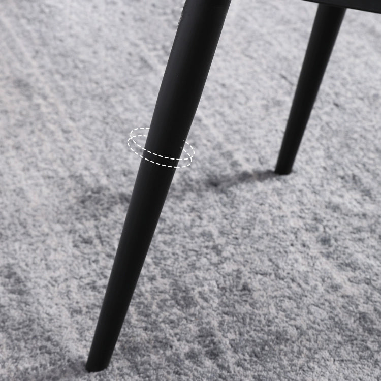 Metal moderno de la cocina del estilo que cena el Wingback de las sillas que cena la silla lateral del brazo