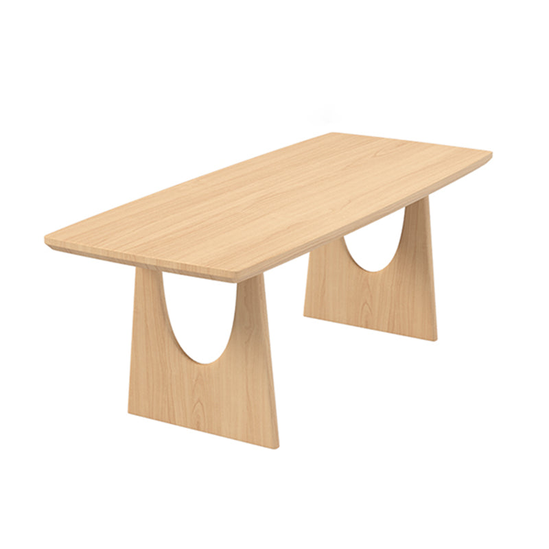 Modern 1/2/4/5 stukken Dinerset massief houten rechthoekige eettafel met stoelen