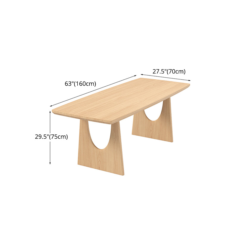 Modern 1/2/4/5 stukken Dinerset massief houten rechthoekige eettafel met stoelen