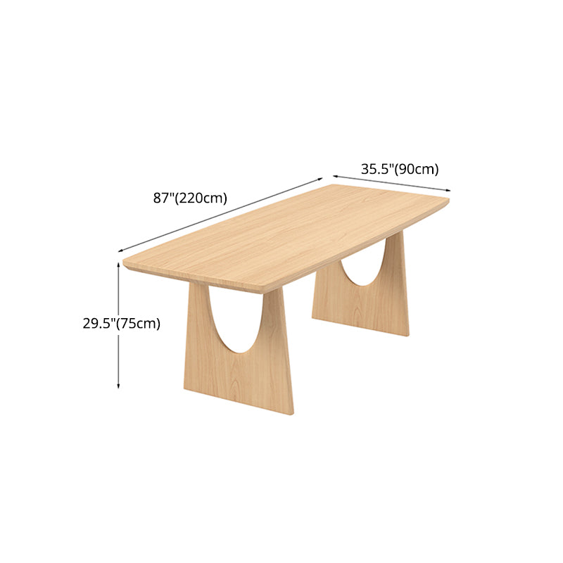 Modern 1/2/4/5 stukken Dinerset massief houten rechthoekige eettafel met stoelen