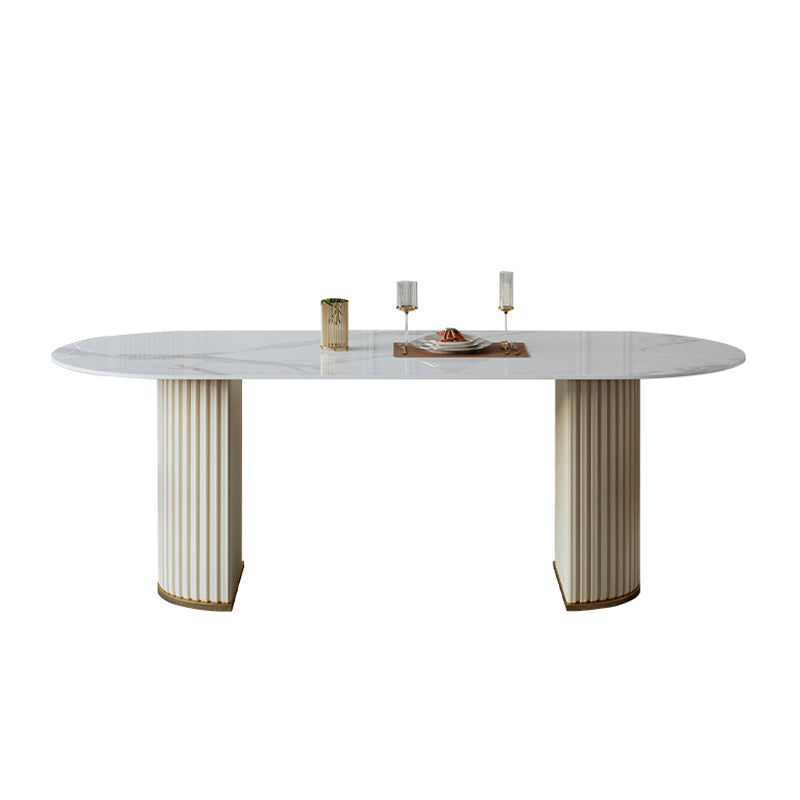 Glam 1/2/5/6/7 Pieces Dining Set Sintered Stone Dining Table Set for Home Use