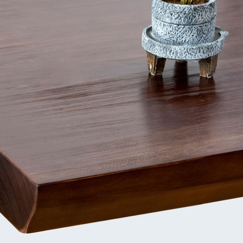 1/2/3/4 Pcs Metal Industrial Dining Set with Pine Wood Top Table Dinette Set