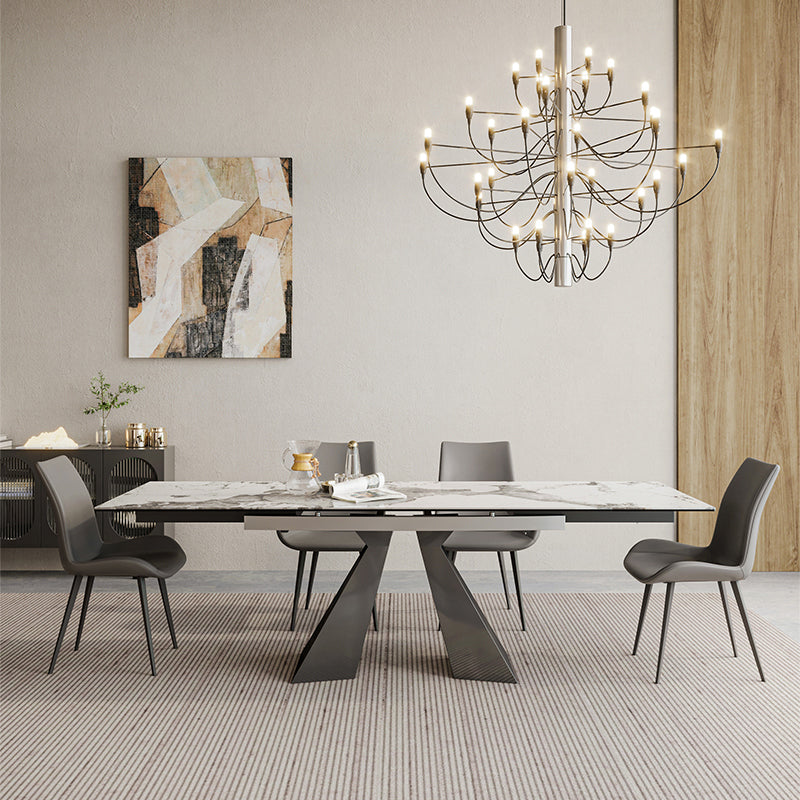Contemporary 1/4/5/7 Pieces Dining Set Rectangle Dining Table Set