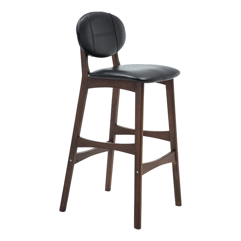 Scandinavia in stile da bar gambe in legno piena per la cucina bar