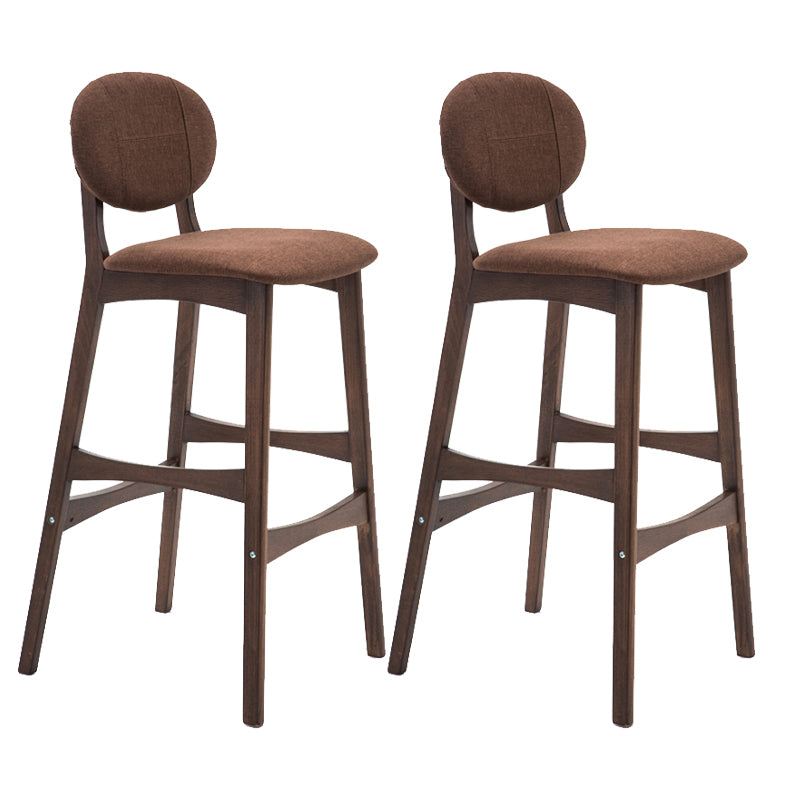 Scandinavia in stile da bar gambe in legno piena per la cucina bar