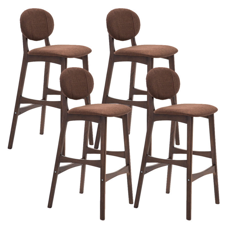 Scandinavia in stile da bar gambe in legno piena per la cucina bar