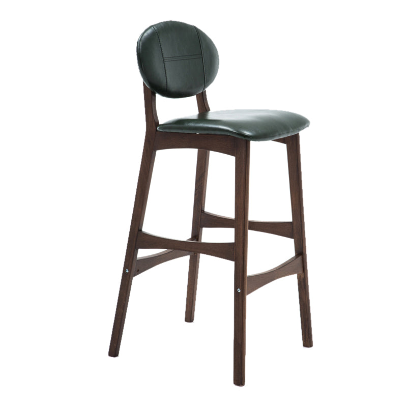 Scandinavia in stile da bar gambe in legno piena per la cucina bar