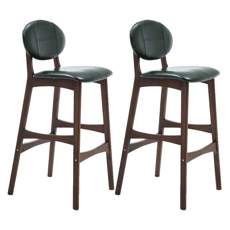 Scandinavia in stile da bar gambe in legno piena per la cucina bar