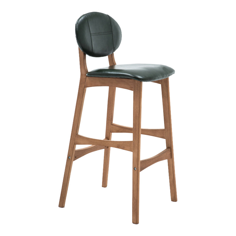 Scandinavia in stile da bar gambe in legno piena per la cucina bar