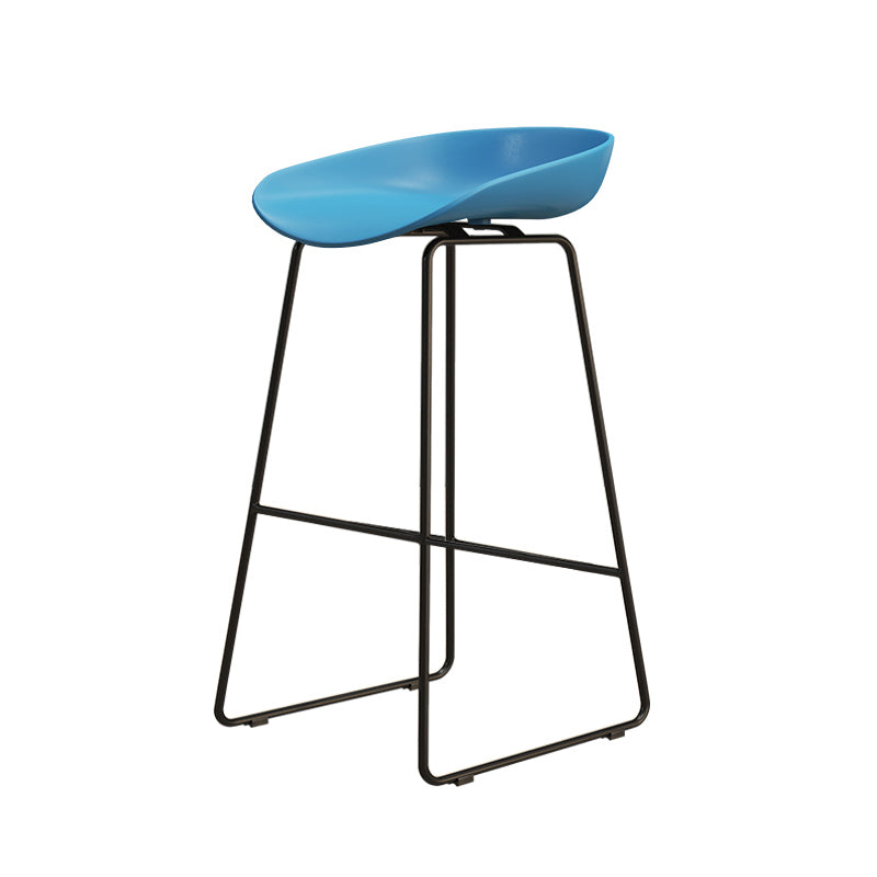 Taburete de bar de hierro de estilo moderno con reposapiés, taburete de bar Bristol para cocina