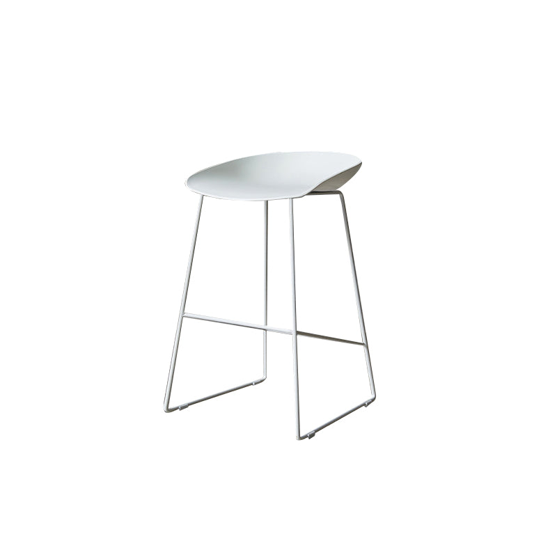 Taburete de bar de hierro de estilo moderno con reposapiés, taburete de bar Bristol para cocina