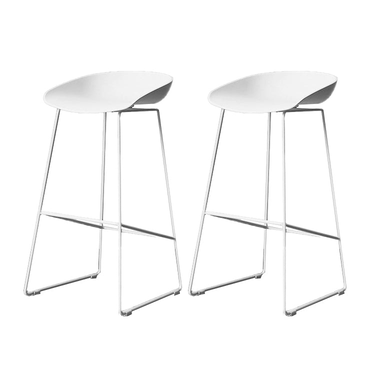 Taburete de bar de hierro de estilo moderno con reposapiés, taburete de bar Bristol para cocina