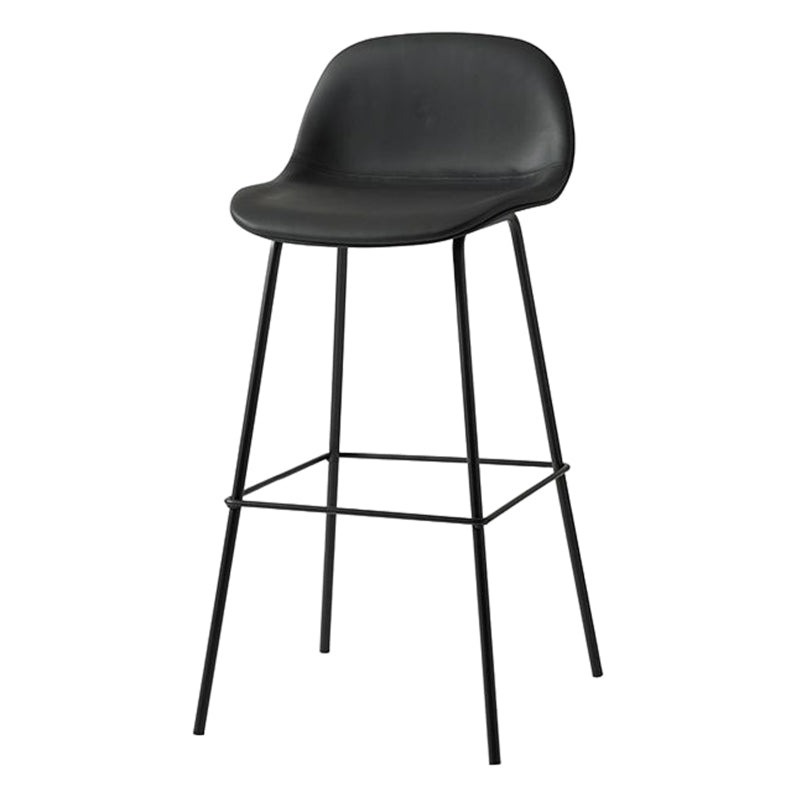 Moderner Tresenhocker ohne Armlehnen, Eisen-Wohnzimmer-Barhocker mit Pedal