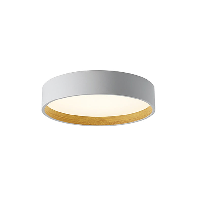 Modern Style Round Shape Ceiling Fixture Metal 1-Light Ceiling Light